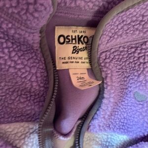 OshKosh B'gosh Lavender Fleece Jacket